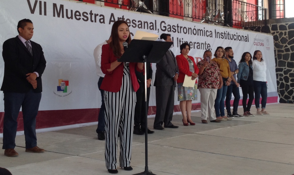 Fátima Villeda inauguró la Séptima Muestra Artesanal y Gastronómica de Acolman
