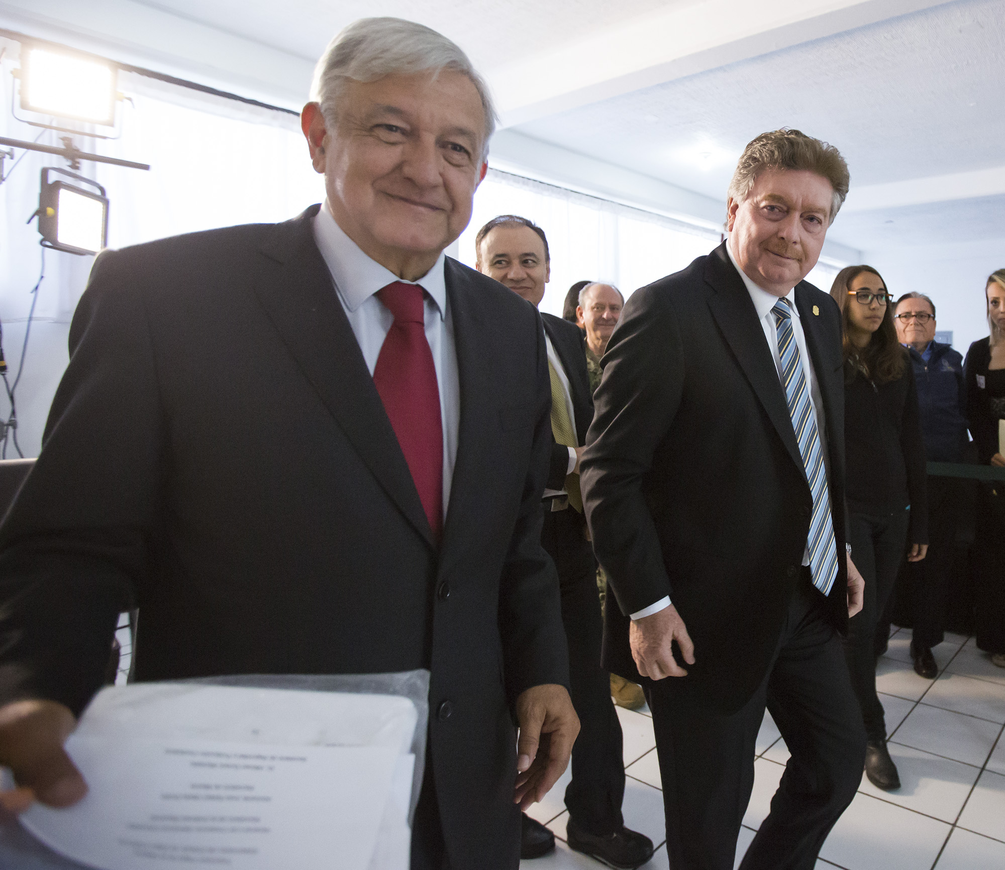 López Obrador y Kiko Vega presentan avances en la estrategia de seguridad