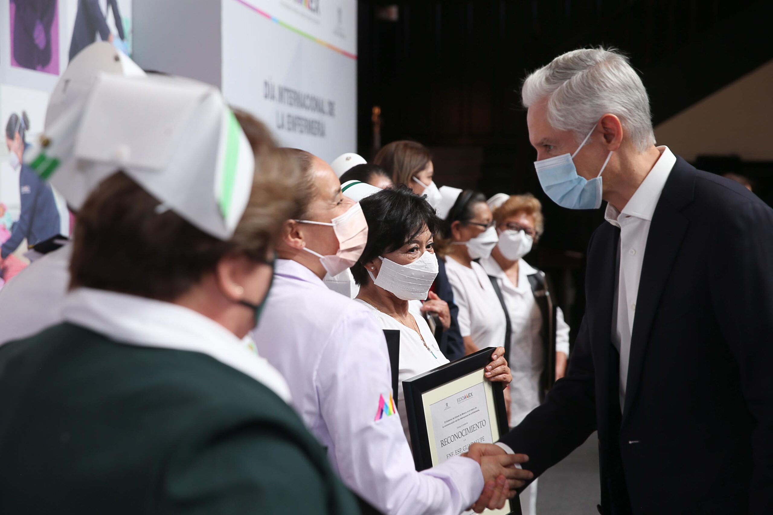 Alfredo Del Mazo reconoció el gran trabajo de las enfermeras en el Estado de México